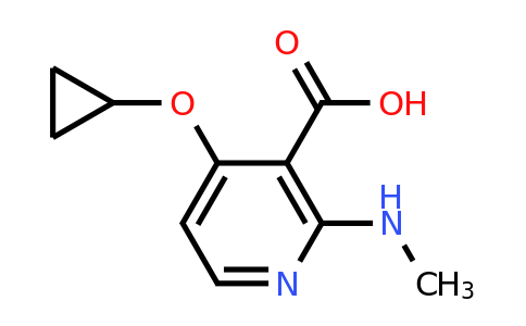 CAS 1243329-13-6 | 4-Cyclopropoxy-2-(methylamino)nicotinic acid