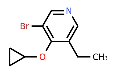 CAS 1243329-20-5 | 3-Bromo-4-cyclopropoxy-5-ethylpyridine