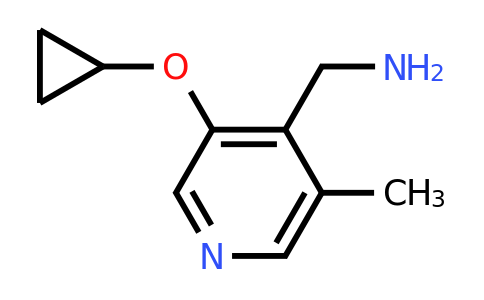 CAS 1243329-21-6 | (3-Cyclopropoxy-5-methylpyridin-4-YL)methanamine