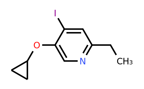 CAS 1243329-31-8 | 5-Cyclopropoxy-2-ethyl-4-iodopyridine