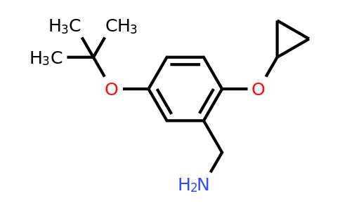 CAS 1243329-32-9 | (5-Tert-butoxy-2-cyclopropoxyphenyl)methanamine