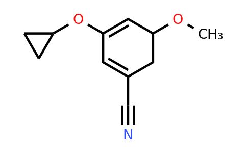 CAS 1243329-34-1 | 3-Cyclopropoxy-5-methoxycyclohexa-1,3-dienecarbonitrile