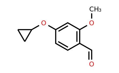 4-Cyclopropoxy-2-methoxybenzaldehyde