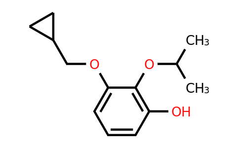 CAS 1243329-42-1 | 3-(Cyclopropylmethoxy)-2-isopropoxyphenol