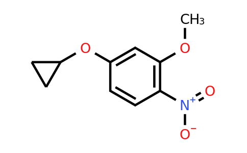 CAS 1243329-45-4 | 4-Cyclopropoxy-2-methoxy-1-nitrobenzene