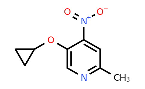 CAS 1243329-48-7 | 5-Cyclopropoxy-2-methyl-4-nitropyridine