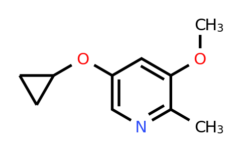 CAS 1243329-49-8 | 5-Cyclopropoxy-3-methoxy-2-methylpyridine