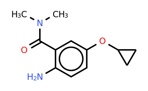 CAS 1243329-54-5 | 2-Amino-5-cyclopropoxy-N,n-dimethylbenzamide
