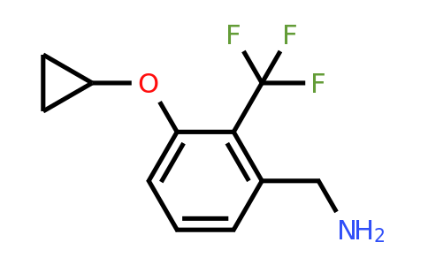 CAS 1243329-57-8 | (3-Cyclopropoxy-2-(trifluoromethyl)phenyl)methanamine