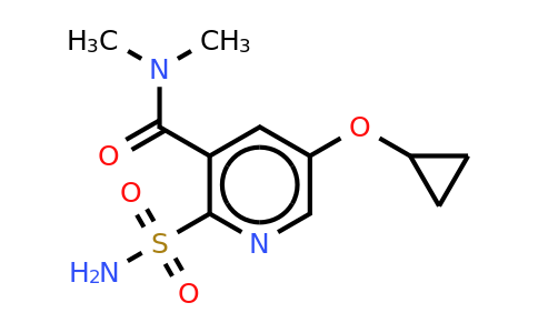 CAS 1243329-60-3 | 5-Cyclopropoxy-N,n-dimethyl-2-sulfamoylnicotinamide