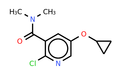 CAS 1243329-64-7 | 2-Chloro-5-cyclopropoxy-N,n-dimethylnicotinamide