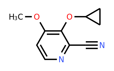 CAS 1243329-65-8 | 3-Cyclopropoxy-4-methoxypicolinonitrile