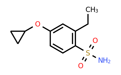 CAS 1243329-67-0 | 4-Cyclopropoxy-2-ethylbenzenesulfonamide