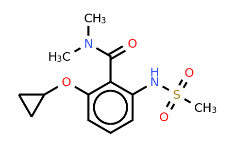 CAS 1243329-68-1 | 2-Cyclopropoxy-N,n-dimethyl-6-(methylsulfonamido)benzamide