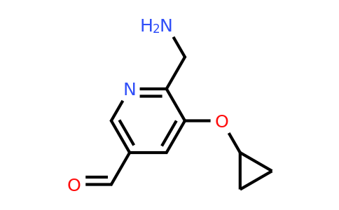 CAS 1243329-70-5 | 6-(Aminomethyl)-5-cyclopropoxynicotinaldehyde
