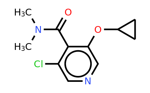 CAS 1243329-71-6 | 3-Chloro-5-cyclopropoxy-N,n-dimethylisonicotinamide