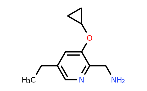 CAS 1243329-73-8 | (3-Cyclopropoxy-5-ethylpyridin-2-YL)methanamine