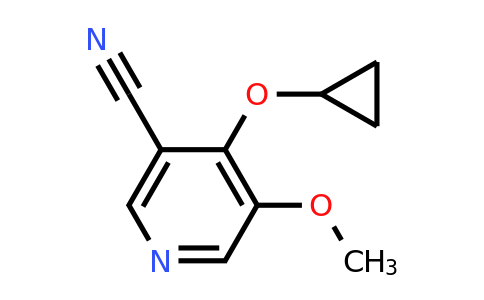 CAS 1243329-74-9 | 4-Cyclopropoxy-5-methoxynicotinonitrile