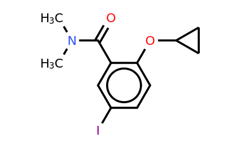 CAS 1243329-76-1 | 2-Cyclopropoxy-5-iodo-N,n-dimethylbenzamide