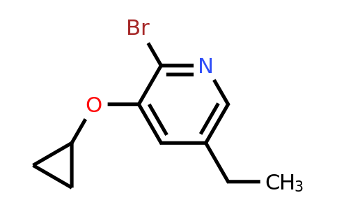 CAS 1243329-77-2 | 2-Bromo-3-cyclopropoxy-5-ethylpyridine