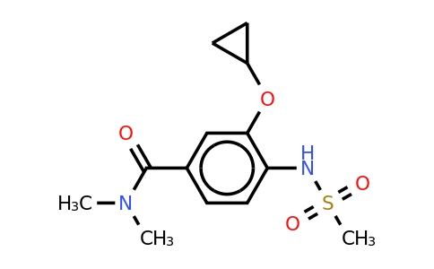 CAS 1243329-83-0 | 3-Cyclopropoxy-N,n-dimethyl-4-(methylsulfonamido)benzamide