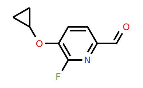 CAS 1243329-85-2 | 5-Cyclopropoxy-6-fluoropicolinaldehyde