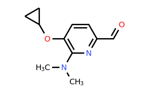 CAS 1243329-88-5 | 5-Cyclopropoxy-6-(dimethylamino)picolinaldehyde