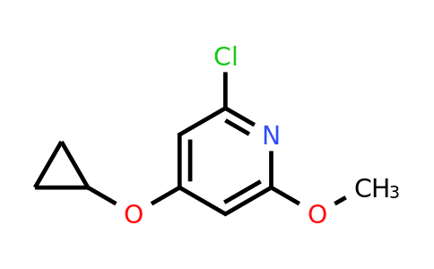 CAS 1243344-16-2 | 2-Chloro-4-cyclopropoxy-6-methoxypyridine