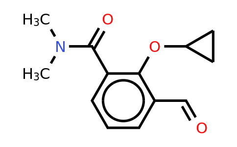 CAS 1243344-18-4 | 2-Cyclopropoxy-3-formyl-N,n-dimethylbenzamide