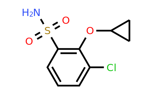 CAS 1243344-19-5 | 3-Chloro-2-cyclopropoxybenzenesulfonamide