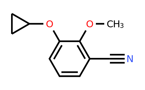 CAS 1243344-23-1 | 3-Cyclopropoxy-2-methoxybenzonitrile