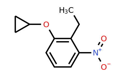 CAS 1243344-24-2 | 1-Cyclopropoxy-2-ethyl-3-nitrobenzene