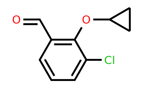 CAS 1243344-26-4 | 3-Chloro-2-cyclopropoxybenzaldehyde
