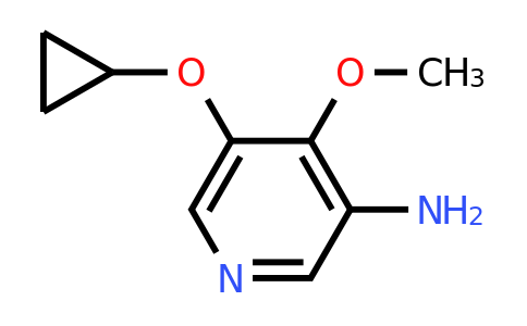 CAS 1243344-27-5 | 5-Cyclopropoxy-4-methoxypyridin-3-amine