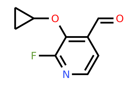 CAS 1243344-29-7 | 3-Cyclopropoxy-2-fluoroisonicotinaldehyde