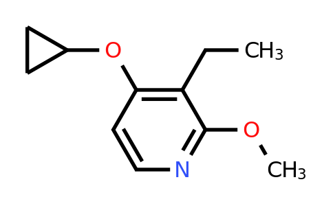 CAS 1243344-31-1 | 4-Cyclopropoxy-3-ethyl-2-methoxypyridine