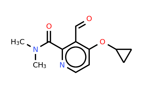 CAS 1243344-32-2 | 4-Cyclopropoxy-3-formyl-N,n-dimethylpicolinamide