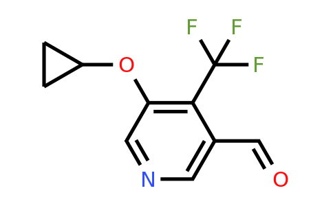 CAS 1243344-36-6 | 5-Cyclopropoxy-4-(trifluoromethyl)nicotinaldehyde
