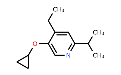 CAS 1243344-38-8 | 5-Cyclopropoxy-4-ethyl-2-isopropylpyridine