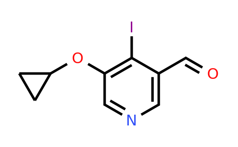 CAS 1243344-42-4 | 5-Cyclopropoxy-4-iodonicotinaldehyde