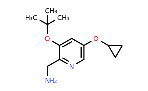 CAS 1243344-45-7 | (3-Tert-butoxy-5-cyclopropoxypyridin-2-YL)methanamine