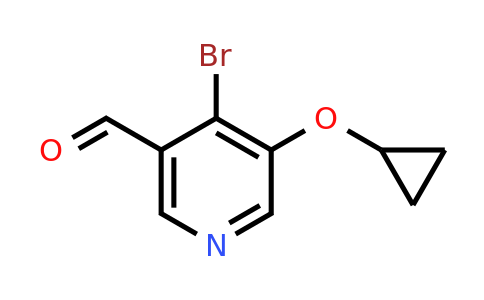 CAS 1243344-46-8 | 4-Bromo-5-cyclopropoxynicotinaldehyde