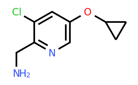 CAS 1243344-50-4 | (3-Chloro-5-cyclopropoxypyridin-2-YL)methanamine