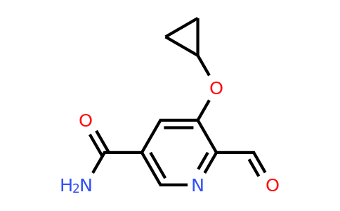 CAS 1243344-55-9 | 5-Cyclopropoxy-6-formylnicotinamide