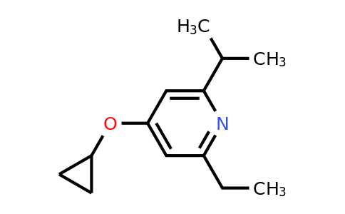 CAS 1243344-57-1 | 4-Cyclopropoxy-2-ethyl-6-isopropylpyridine