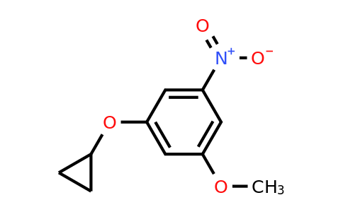 CAS 1243344-60-6 | 1-Cyclopropoxy-3-methoxy-5-nitrobenzene