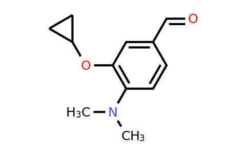 CAS 1243344-62-8 | 3-Cyclopropoxy-4-(dimethylamino)benzaldehyde