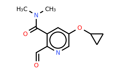 CAS 1243344-65-1 | 5-Cyclopropoxy-2-formyl-N,n-dimethylnicotinamide