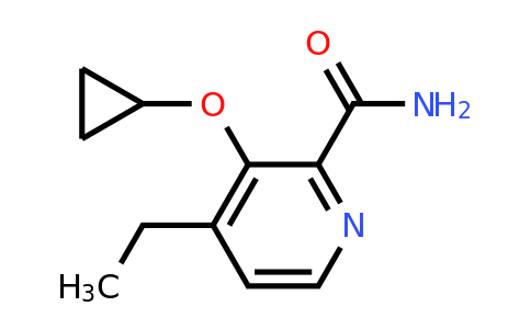 CAS 1243344-68-4 | 3-Cyclopropoxy-4-ethylpicolinamide