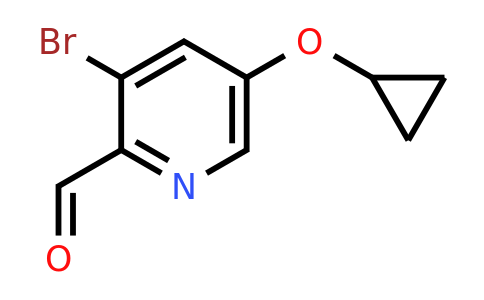 CAS 1243344-70-8 | 3-Bromo-5-cyclopropoxypicolinaldehyde